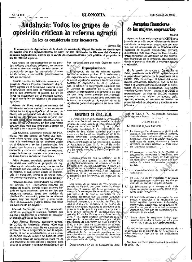 ABC MADRID 26-10-1983 página 56