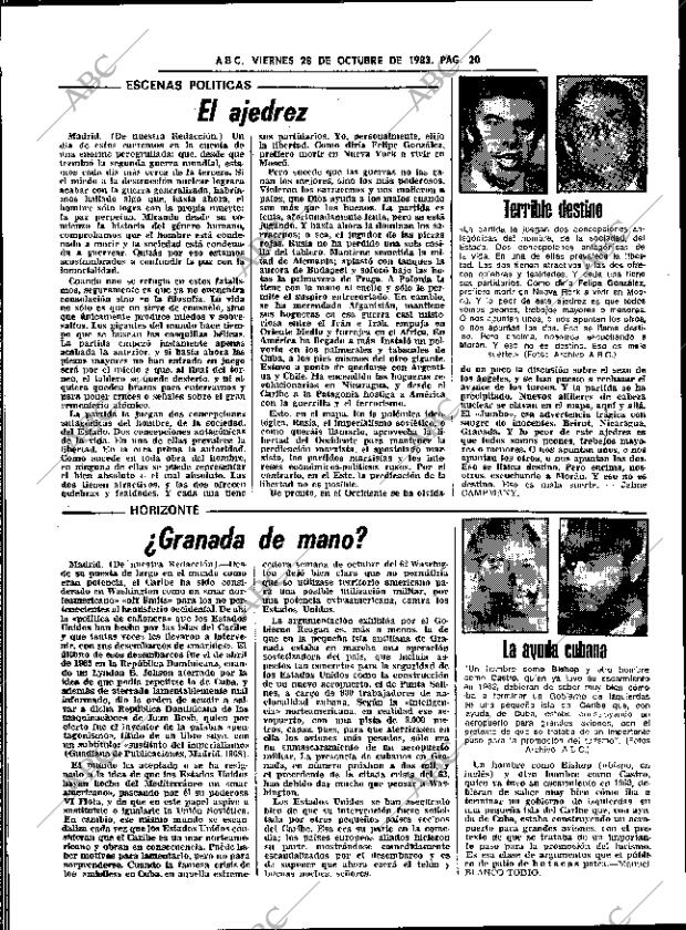ABC SEVILLA 28-10-1983 página 20