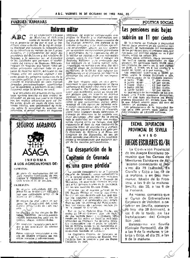 ABC SEVILLA 28-10-1983 página 23