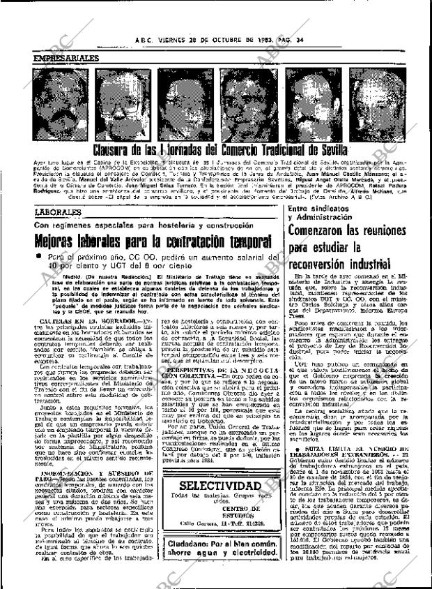 ABC SEVILLA 28-10-1983 página 34