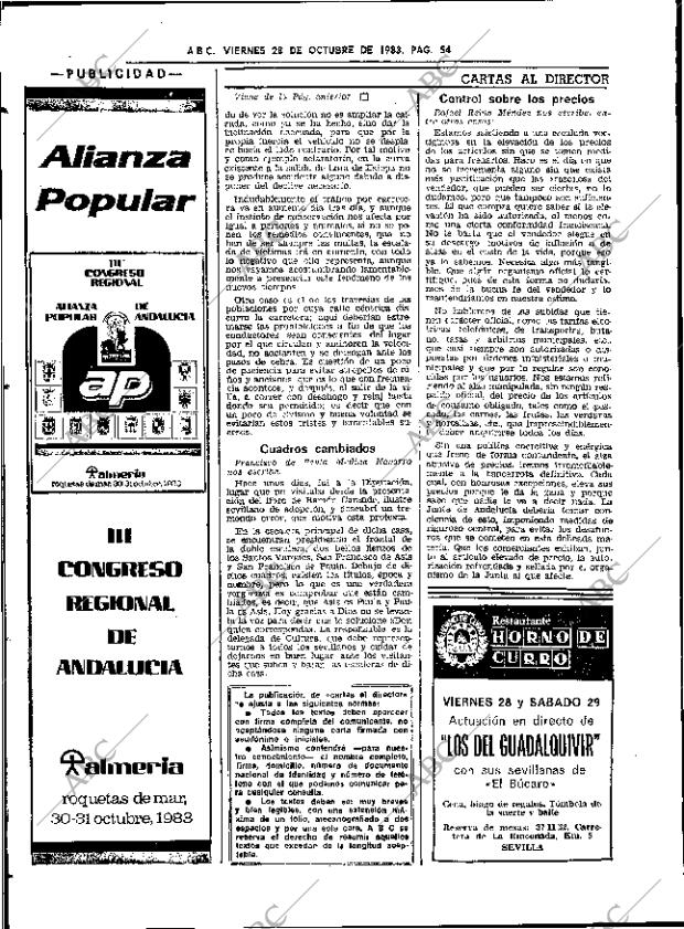 ABC SEVILLA 28-10-1983 página 54