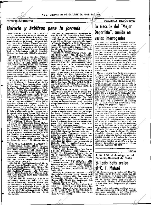 ABC SEVILLA 28-10-1983 página 62