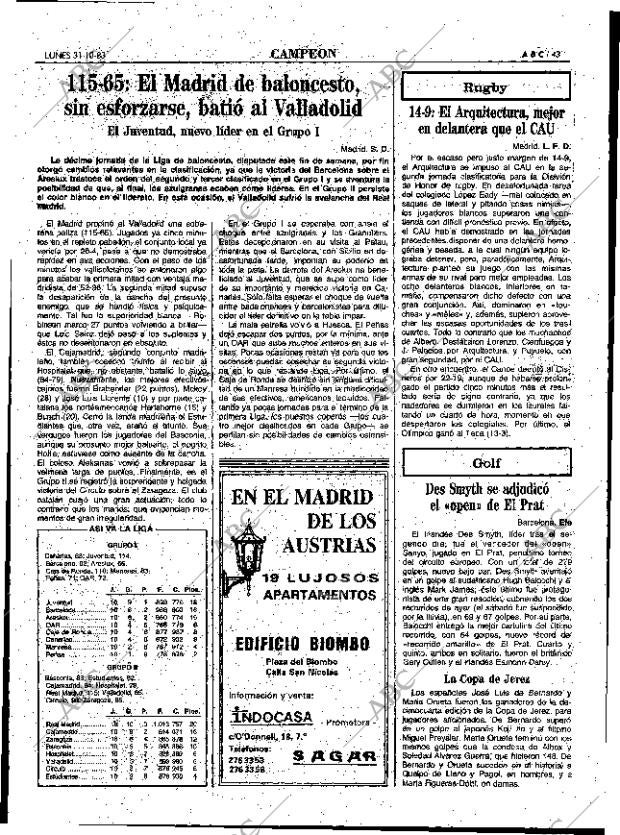 ABC MADRID 31-10-1983 página 43