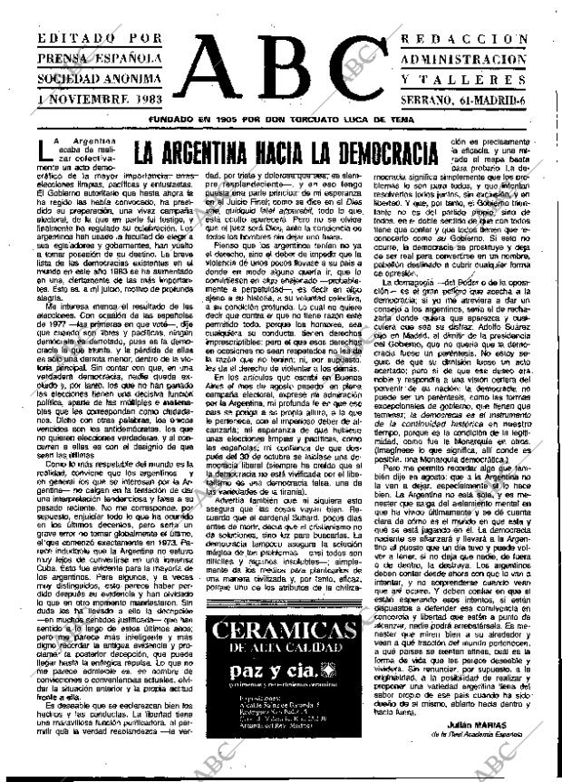 ABC MADRID 01-11-1983 página 3