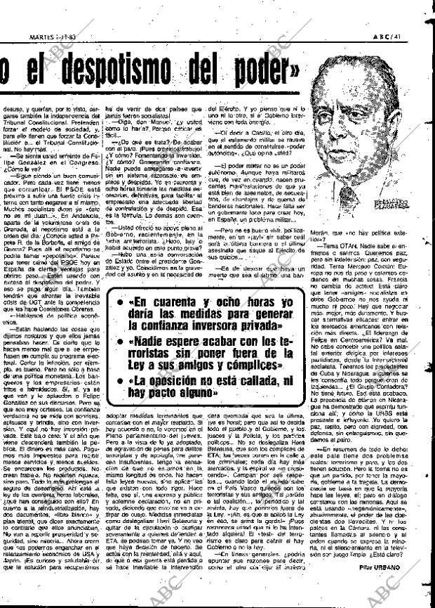 ABC MADRID 01-11-1983 página 41
