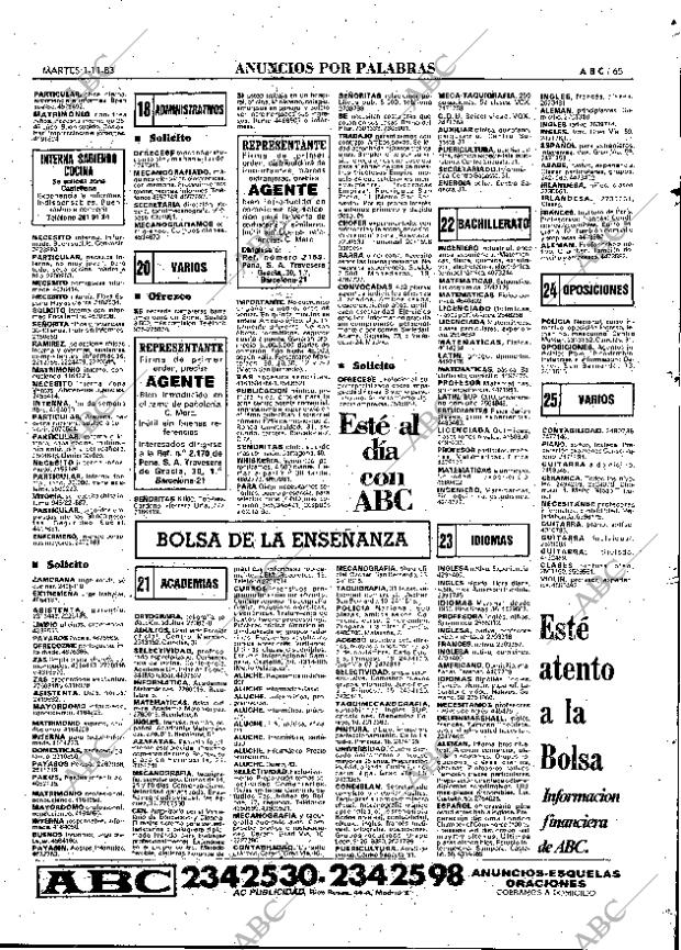 ABC MADRID 01-11-1983 página 65