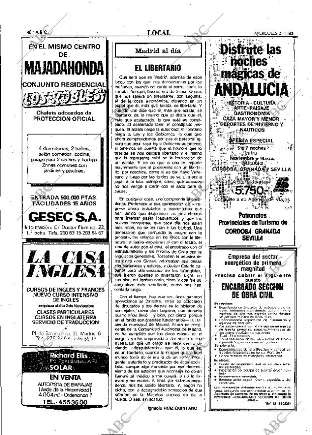 ABC MADRID 02-11-1983 página 40