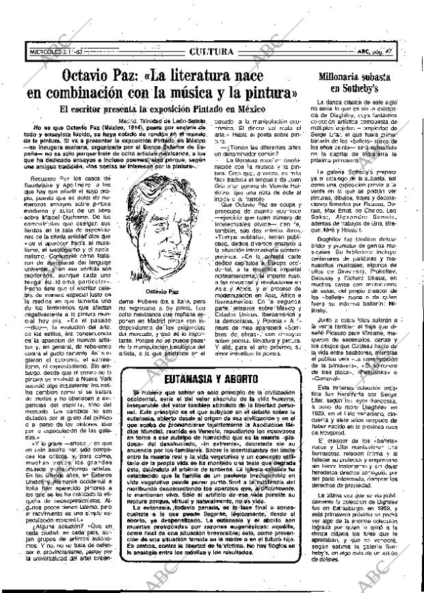 ABC MADRID 02-11-1983 página 47