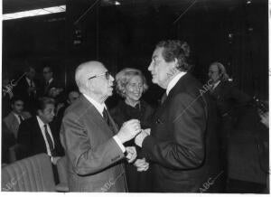 Octavio Paz conversa con Dámaso Alonso