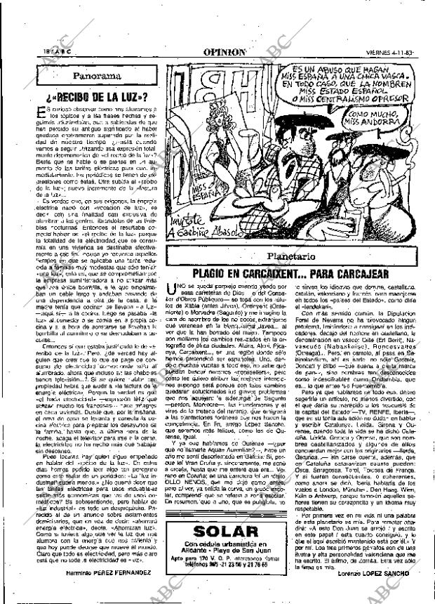 ABC MADRID 04-11-1983 página 18