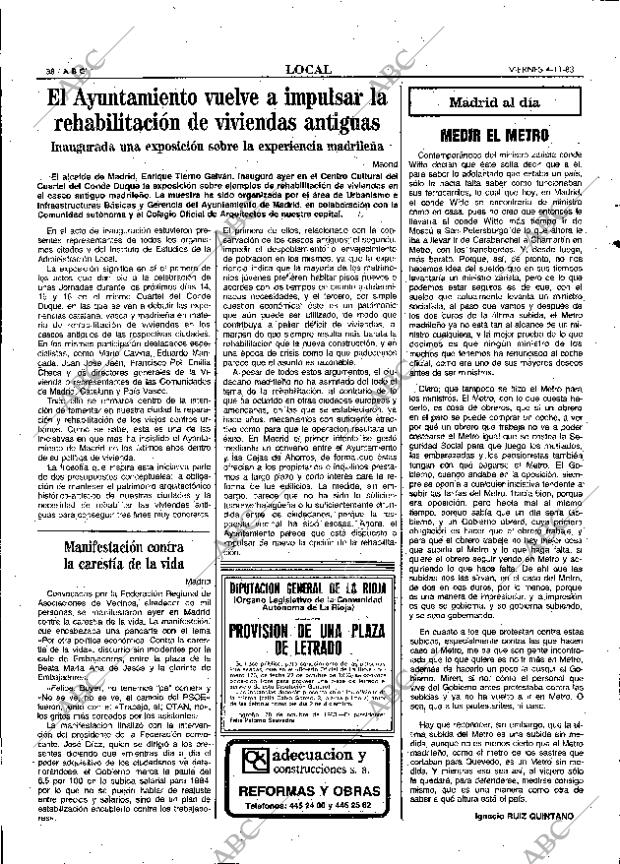 ABC MADRID 04-11-1983 página 38