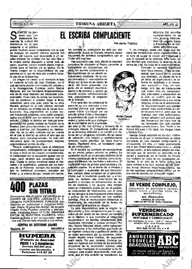 ABC MADRID 04-11-1983 página 43