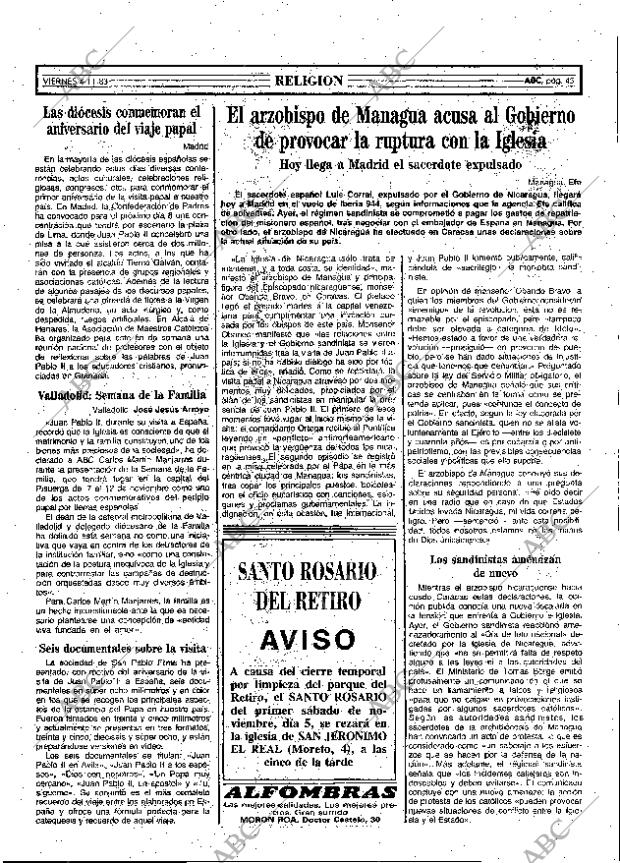 ABC MADRID 04-11-1983 página 45