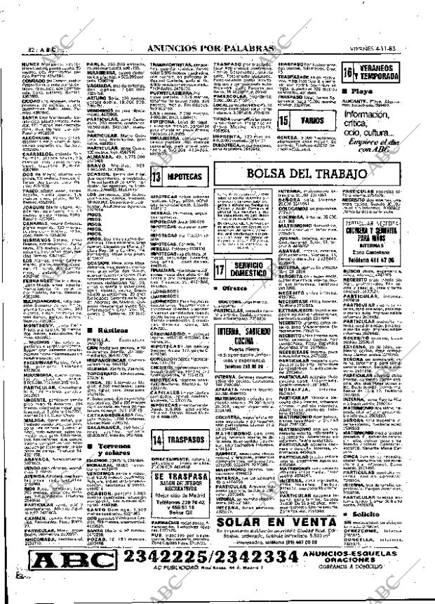 ABC MADRID 04-11-1983 página 82