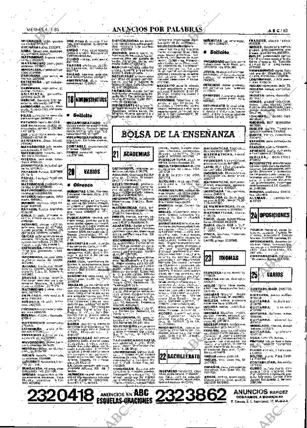 ABC MADRID 04-11-1983 página 83