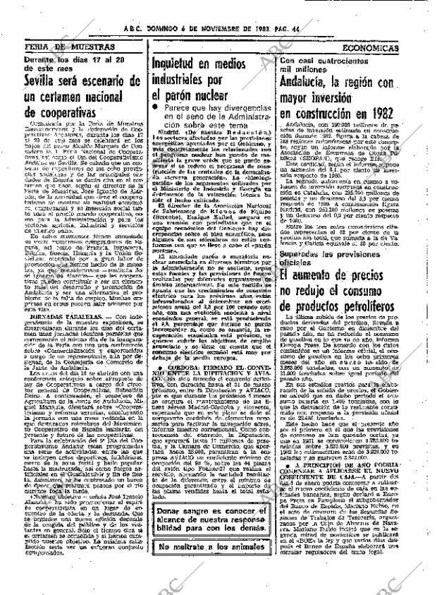 ABC SEVILLA 06-11-1983 página 44