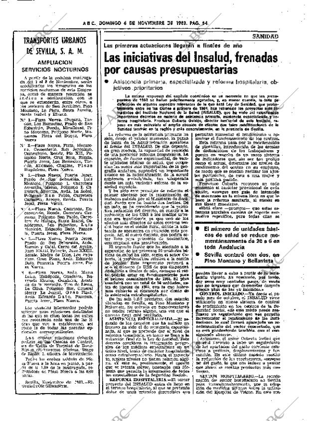 ABC SEVILLA 06-11-1983 página 54