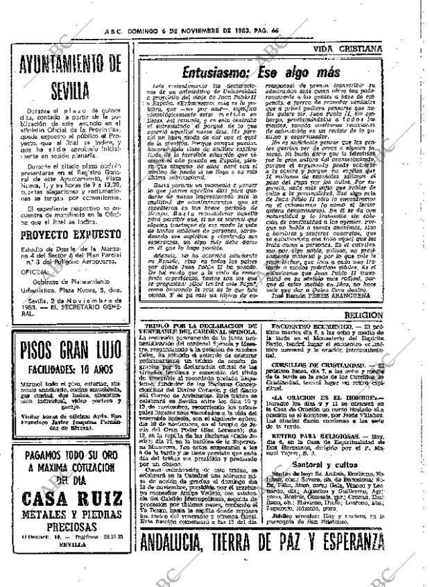 ABC SEVILLA 06-11-1983 página 66