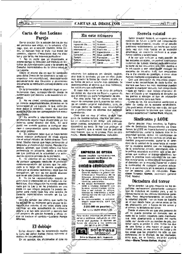 ABC MADRID 07-11-1983 página 14