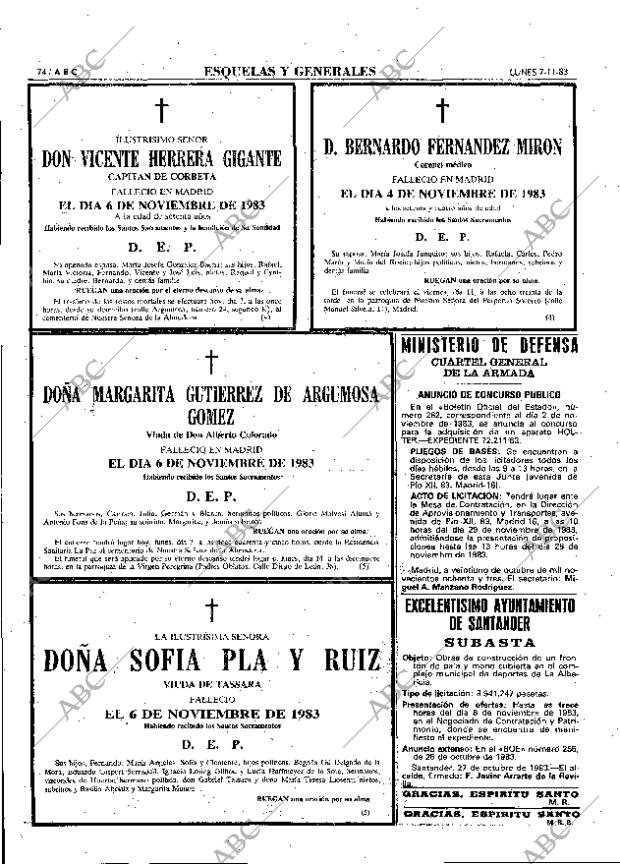 ABC MADRID 07-11-1983 página 74