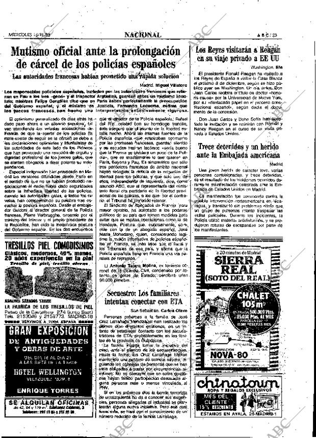 ABC MADRID 16-11-1983 página 23