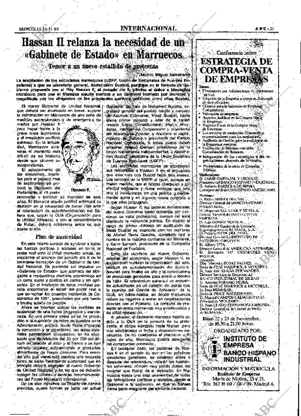 ABC MADRID 16-11-1983 página 31