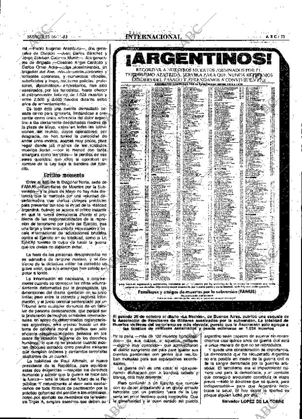 ABC MADRID 16-11-1983 página 35
