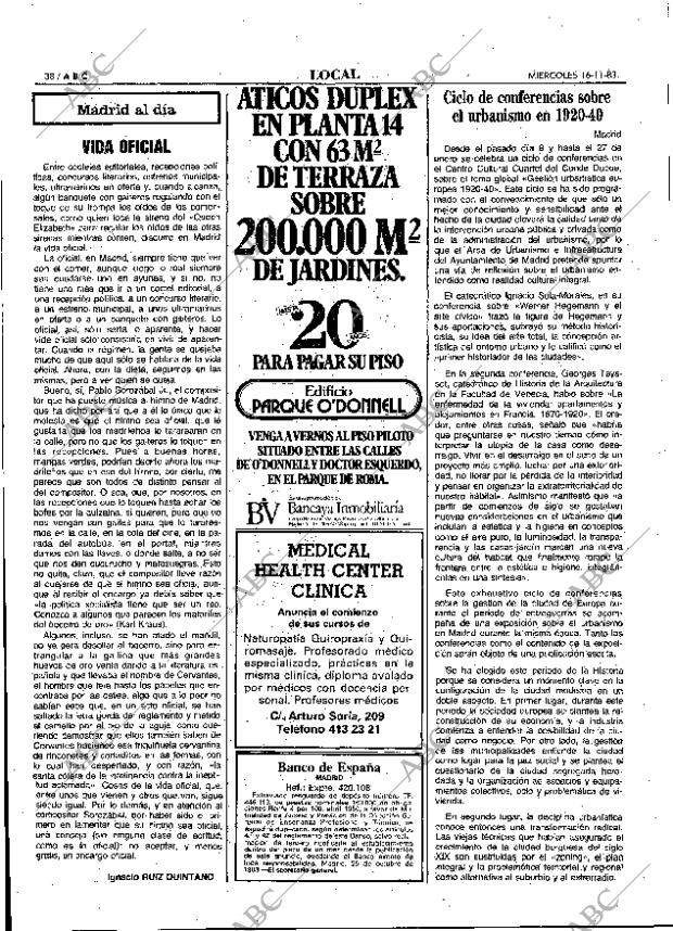 ABC MADRID 16-11-1983 página 38