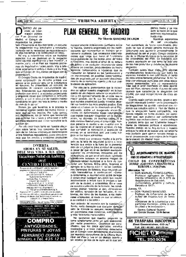 ABC MADRID 16-11-1983 página 40