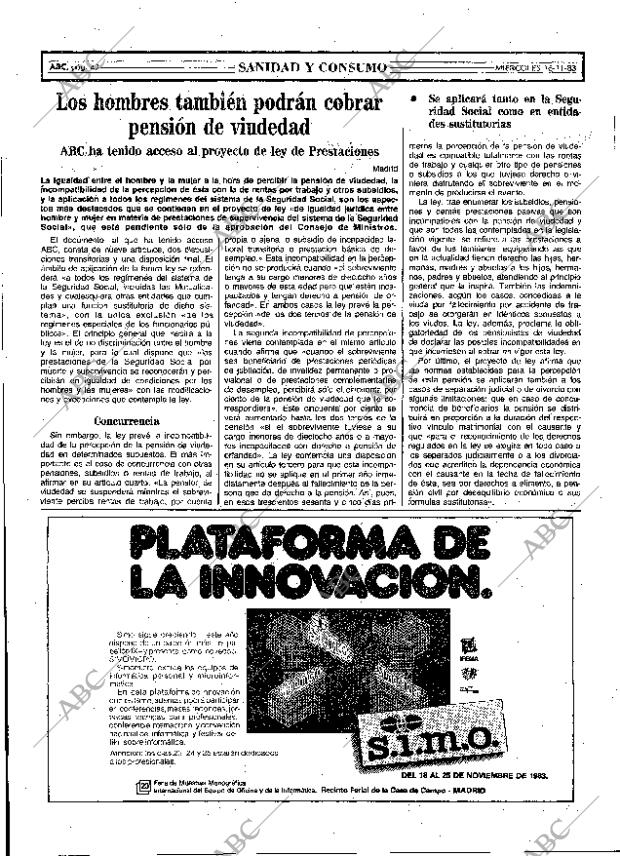 ABC MADRID 16-11-1983 página 42