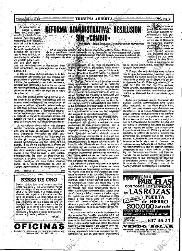 ABC MADRID 16-11-1983 página 51