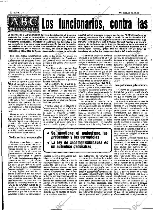 ABC MADRID 16-11-1983 página 52