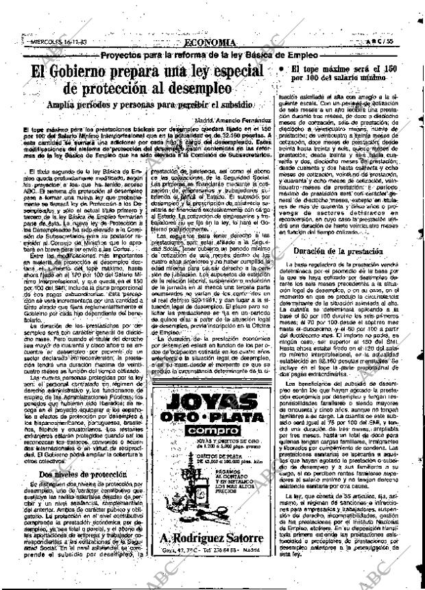 ABC MADRID 16-11-1983 página 55