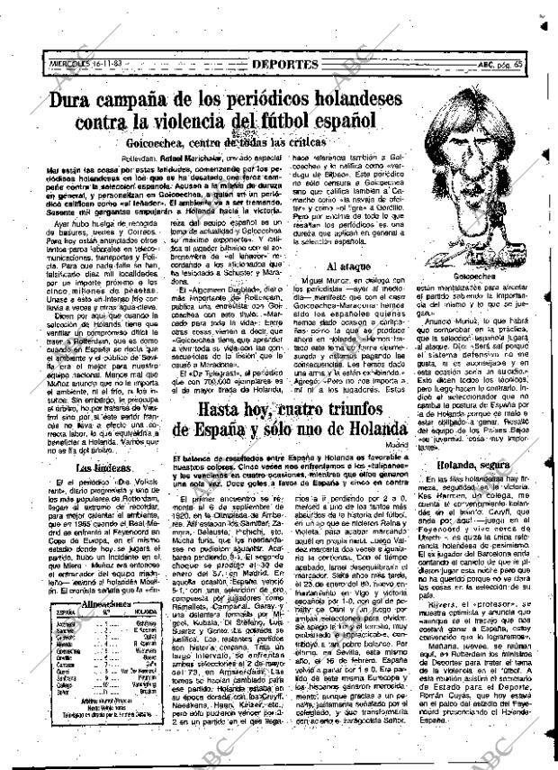 ABC MADRID 16-11-1983 página 65