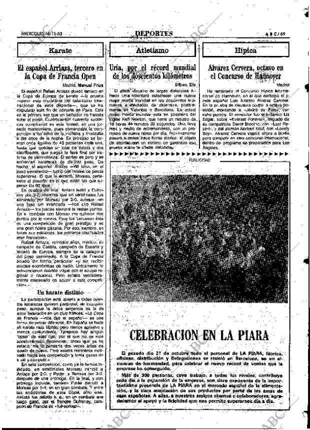 ABC MADRID 16-11-1983 página 69