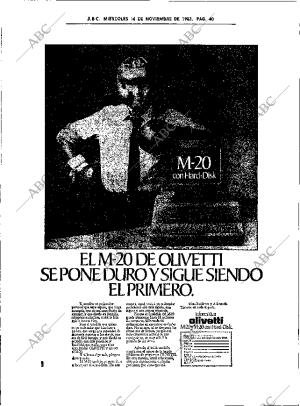 ABC SEVILLA 16-11-1983 página 40