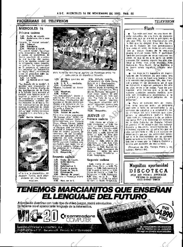 ABC SEVILLA 16-11-1983 página 55