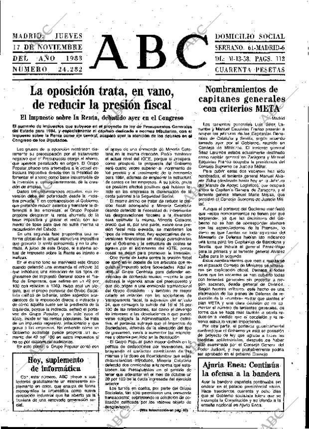 ABC MADRID 17-11-1983 página 13