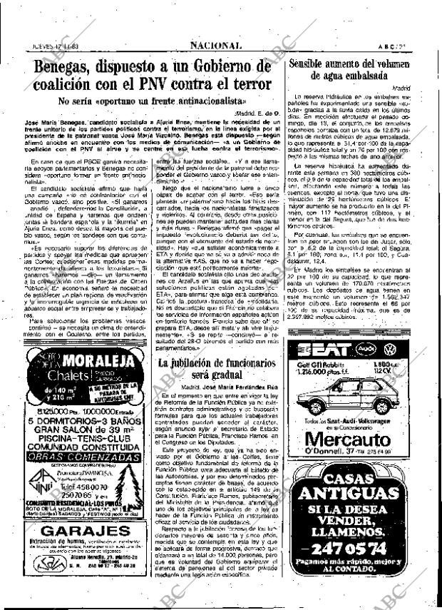 ABC MADRID 17-11-1983 página 21