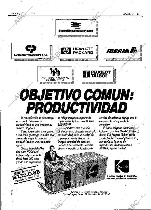 ABC MADRID 17-11-1983 página 42