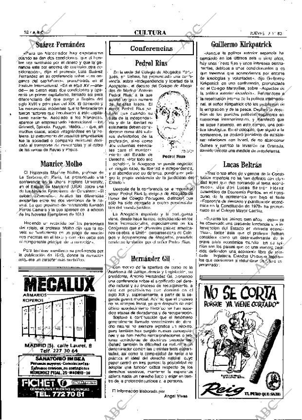 ABC MADRID 17-11-1983 página 52