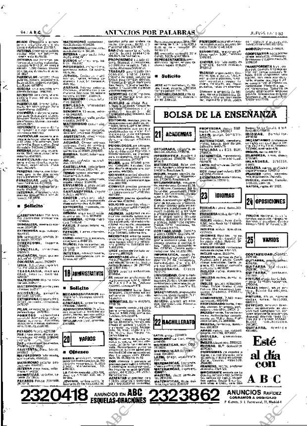 ABC MADRID 17-11-1983 página 94