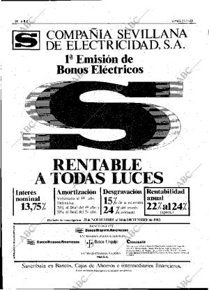 ABC MADRID 21-11-1983 página 28