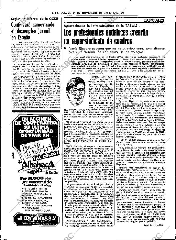 ABC SEVILLA 24-11-1983 página 30