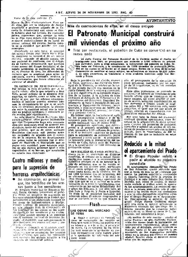 ABC SEVILLA 24-11-1983 página 40