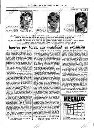 ABC SEVILLA 24-11-1983 página 43