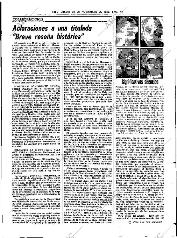 ABC SEVILLA 24-11-1983 página 49