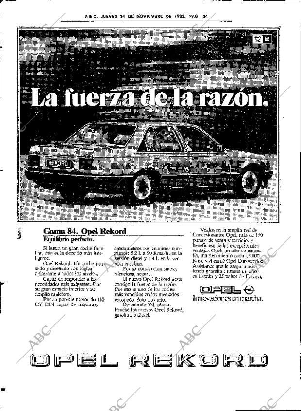 ABC SEVILLA 24-11-1983 página 54