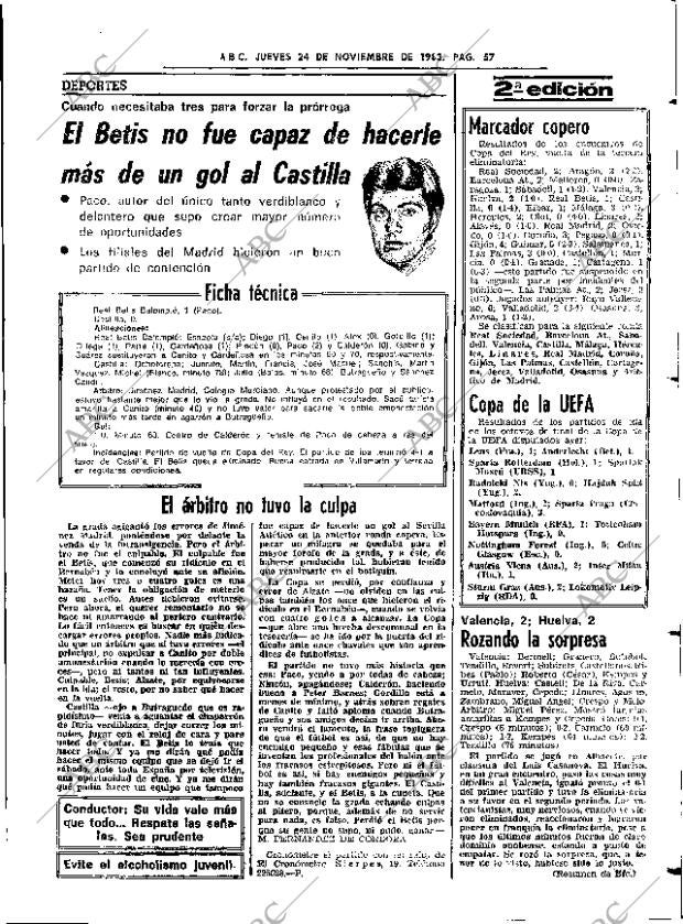 ABC SEVILLA 24-11-1983 página 57