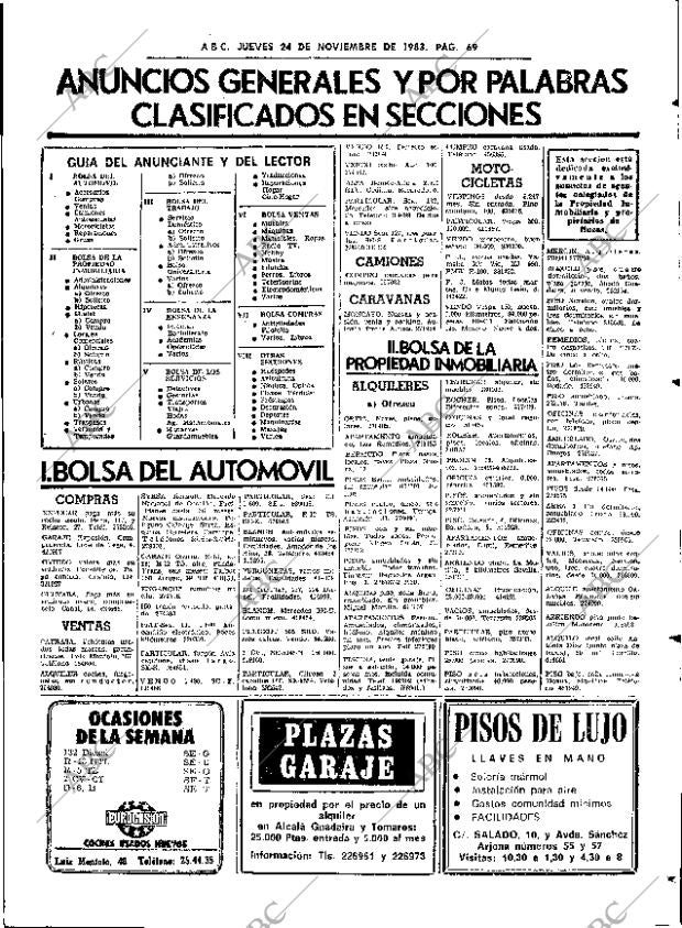 ABC SEVILLA 24-11-1983 página 69